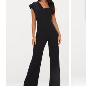 Black One Shoulder Jumpsuit
